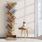 Artiss Tree Bookshelf 9 Tiers - ECHO Oak - Extra Image