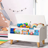 Keezi Kids Toy Box Chest Bookshelf Storage Children Bookcase Organiser Display - Low Angle