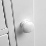 Artiss Bathroom Cabinet Storage Drawers White - Close-Up Angle