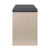 Artiss Shoe Rack Cabinet Bench 9 Pairs Pine Dora - Top-Down View