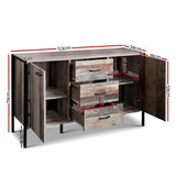 Artiss Buffet Sideboard - BARNLY - Side View