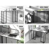 Artiss Console Table Marble Effect Frenisha - Low Angle