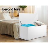 Keezi Kids Toy Box Chest Children Container Storage Clothes Organiser Cabinet - Top-Down View