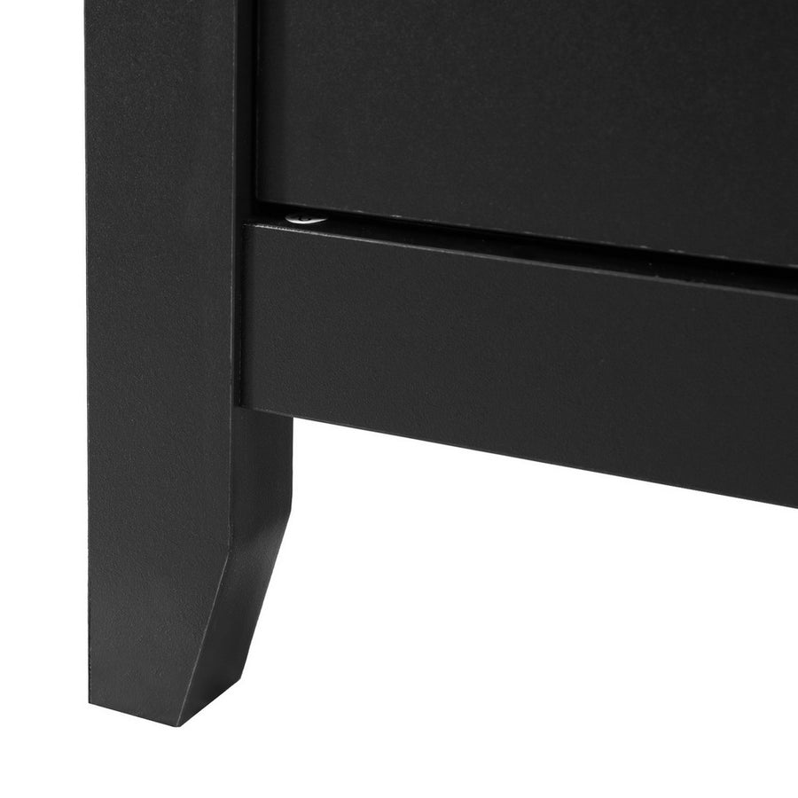 Artiss Buffet Sideboard Shelves Double Doors - Black, image 6
