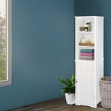 Artiss Bathroom Cabinet Storage 160cm White - Close-Up Angle