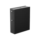 Artiss Bathroom Storage Cabinet Toilet Slim Tissue Box Caddy Holder Side Wooden Black - Side View