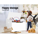 Keezi Kids Toy Box Chest Storage Cabinet Children Clothes Container Organiser - Top-Down View