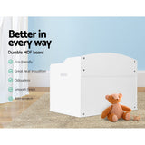 Keezi Kids Toy Box Chest Storage Cabinet Children Clothes Container Organiser - 45-Degree Angle