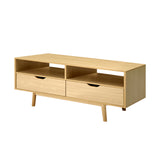 Artiss TV Cabinet Entertainment Unit 120cm Pine Ford - 45-Degree Angle