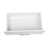 Artiss Bedside Table 2 Drawers High Gloss - White - Close-Up Angle