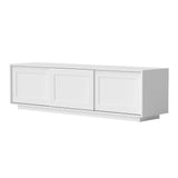 Artiss TV Unit Entertainment Unit Storage Cabinet 160cm White - Front View