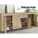 Artiss Buffet Sideboard - DANA Oak - Rear View