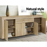 Artiss Buffet Sideboard - DANA Oak - 45-Degree Angle