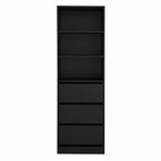 Artiss 3 Chest of Drawers Tallboy Cabinet Black