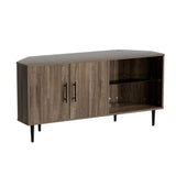 Artiss Corner Entertainment Unit Stand TV Cabinet Open Storage Shelf 120CM - Side View