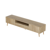 Artiss Entertainment Unit Alex TV Cabinet Storage Drawers 200CM - Rear View