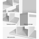 Artiss Bookshelf 5 Tiers - RITA White - Low Angle