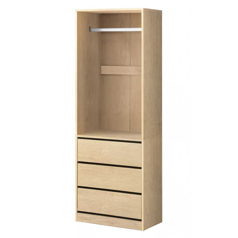 Artiss Wardrobe Clothes Closet Storage Organizer Pine