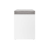 Artiss Shoe Rack Cabinet Bench White Zia - 45-Degree Angle