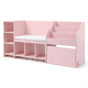 Keezi Kids Storage Unit Bookshelf Toy Box Organiser Bench Seat Cabinet 170cm Pink
