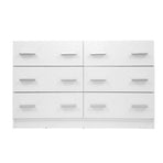 Artiss 6 Chest of Drawers - VEDA White, image 5
