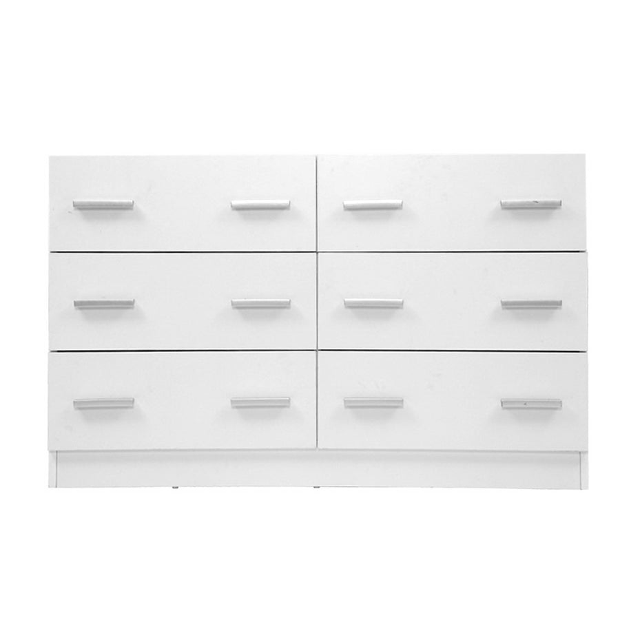 Artiss 6 Chest of Drawers - VEDA White, image 5