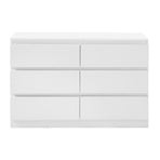 Artiss 6 Chest of Drawers Lowboy White
