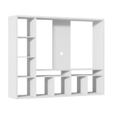 Artiss Entertainment Center Unit TV Stand TV Cabinet Open Shelves 183CM White - 45-Degree Angle