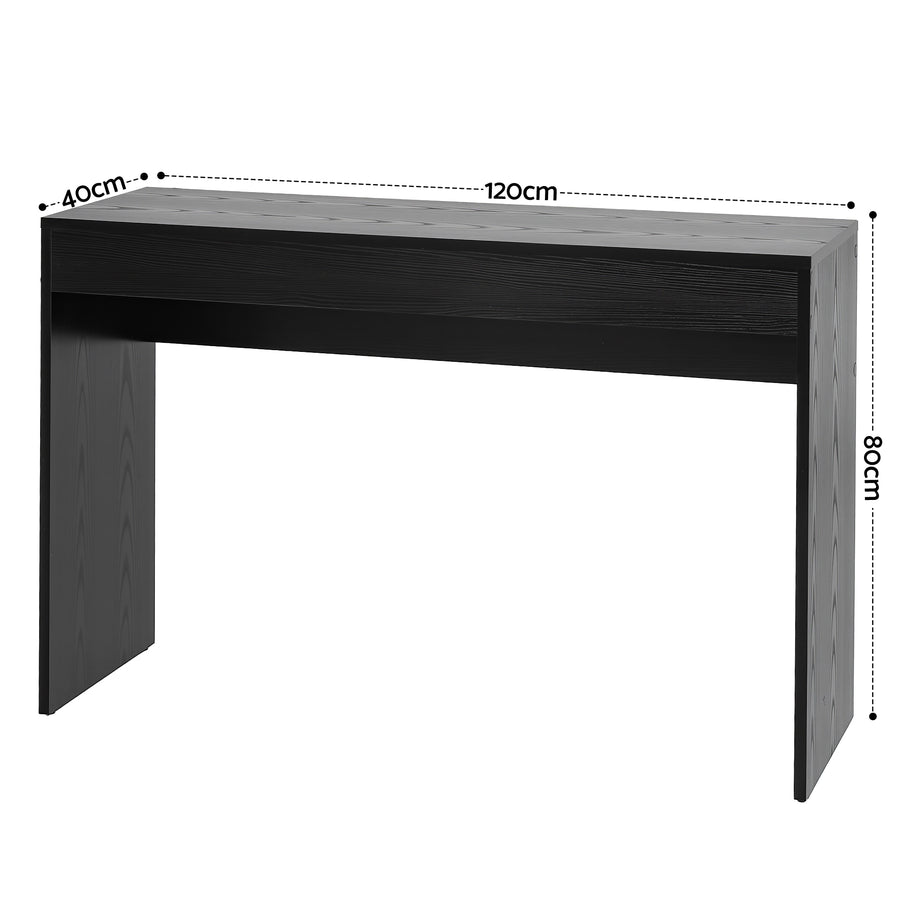 Artiss Console Table Hallway Sofa Entryway Entrance 120CM Black