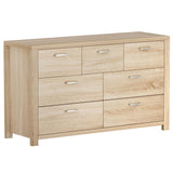 Artiss 7 Chest of Drawers - MAXI Pine - Side View