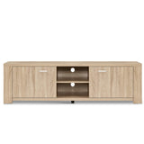 Artiss TV Cabinet Entertainment Unit 160cm Pine Maxi - 45-Degree Angle