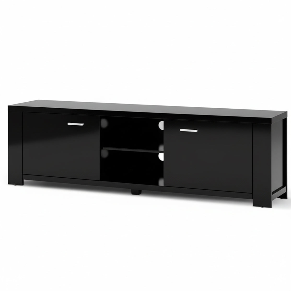 Artiss TV Cabinet Entertainment Unit 160cm Black Maxi