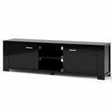 Artiss TV Cabinet Entertainment Unit 160cm Black Maxi - Front View