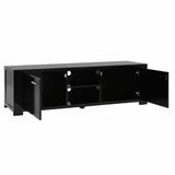 Artiss TV Cabinet Entertainment Unit 160cm Black Maxi - 45-Degree Angle