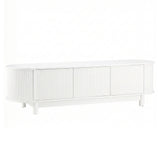 Artiss TV Unit Entertainment Unit Storage Cabinet 160cm White - Side View