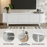 Artiss TV Unit Entertainment Unit Storage Cabinet 160cm White - Close-Up Angle