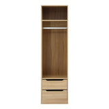 Artiss Wardrobe Clothes Closet Storage Organizer Pine - Top-Down View