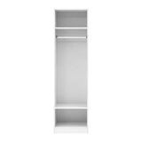 Artiss Wardrobe Clothes Closet Storage Organizer Shelf White - Top-Down View
