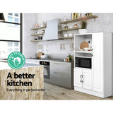 Artiss Buffet Sideboard - ARIA White - 45-Degree Angle