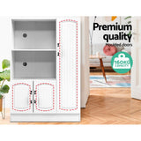 Artiss Buffet Sideboard - ARIA White - Rear View