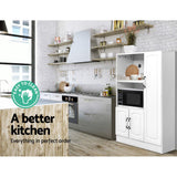 Artiss Buffet Sideboard - ARIA White - Top-Down View