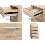 Artiss Filing Cabinet 5 Drawer Office Storage Organiser - Close-Up Angle