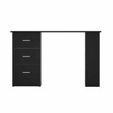 Artiss Computer Desk Drawer Shelf Cabinet Black 120CM - Side View