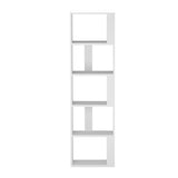 Artiss Bookshelf 5 Tiers - LINA White - 45-Degree Angle