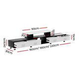 Artiss TV Cabinet Entertainment Unit Extendable 160CM To 220CM - Top-Down View