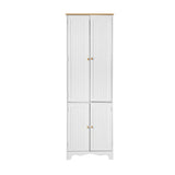 Artiss Buffet Sideboard 4 Doors - BERNE White - Top-Down View