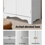 Artiss Buffet Sideboard 4 Doors - BERNE White, image 6