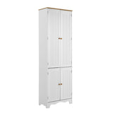 Artiss Buffet Sideboard 4 Doors - BERNE White - Side View