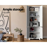 Artiss Buffet Sideboard 4 Doors - BERNE White - Rear View