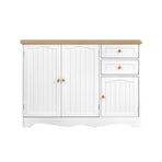 Artiss Buffet Sideboard 3 Doors - BERNE White, image 4